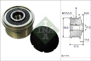 ALTERNATÖR GERGİ RULMANI 6 KANAL MİCRA NOTE 1.2 2010> ASX 18 2.0 2010> LANCER 1.8 2.0 2008> resmi