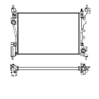 RADYATÖR NEMO 08 BİPPER 08 FİORİNO 08 1.4 MEK AC KLİMASIZ 540X378X23 RA0070280 resmi