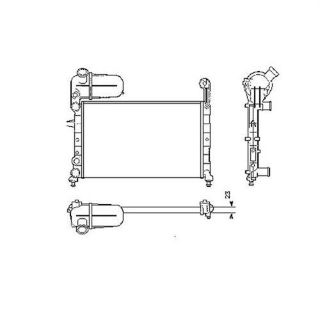 RADYATÖR TMPR-TİPO MEK KLİMASIZ 496X322X23 RA0110220 resmi