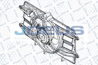 FAN MOTORU EV832300 DOBLO 1.2 8V (01-) KLİMALI 46737732 51738718 resmi