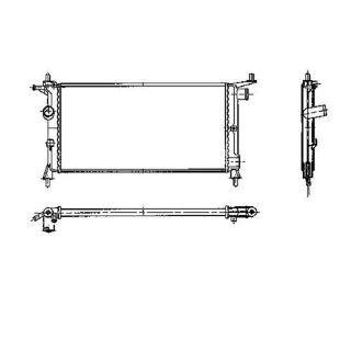 RADYATÖR CORSA B-TIGRA-COMBO 1.2-1.4-1.4 16V KLİMASIZ MEK 530X285X23 RA0200660 resmi