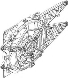 FAN MOTORU DAVLUMBAZ DOBLO 1.6D-2.0D 09 AC KLİMASIZ MEK resmi