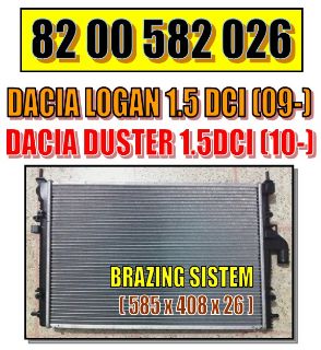 RADYATÖR RA0231050 DUSTER (10-) LOGAN (06-) 1.5 DCI KLİMALI resmi