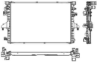RADYATÖR TRANSPORTER T5 09 MEK OTOM AC KLİMASIZ 710X469X28 RA0300510 resmi