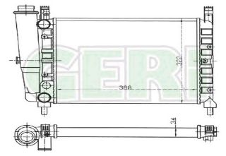 RADYATÖR RA0110400 UNO 60 KISA TİP resmi