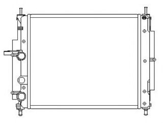 RADYATÖR MAREA 1.6 16V 00 MEK AC 475X392X28 resmi