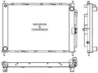 RADYATÖR KÖNDENSER TÜPLÜ CLİO III-MODUS 1.5 DCI MEK AC 510X382X18 16 resmi