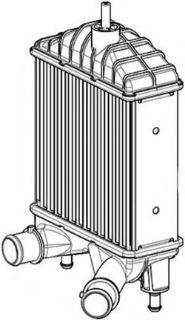 TURBO RADYATÖRÜ İNTERCOOLER PUNTO 03 1.3 JTD 16V-İDEA 1.3JTD 04 207X193X64 resmi