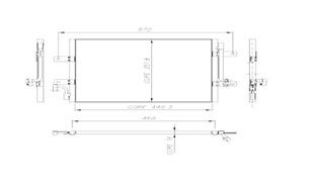 RADYATÖR KLİMA ALBEA 03-07 1.3JTD  PALİO 03-07 1.3JTD resmi
