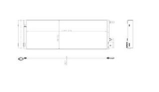 KLİMA RADYATÖRÜ FIAT LİNEA 1.4 MPI KÖNDENSER 1 SIRA ALB SİSTEM resmi