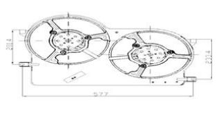 FAN-MOTOR-DAVLUMBAZ SET FIAT ALBEA 1.3 JTD / STRADA 1.3D MULTİJET 06-> AC resmi