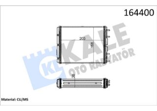 KALORİFER RADYATÖRÜ FIAT 124 SERÇE resmi