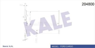 KALORIFER RADYATÖRÜ CARGO 1824 2524 2530 2535 (AL / BRZ) resmi