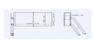 KALORİFER RADYATÖRÜ T12-T15 2.5 KLİMASIZ 230X142X32 2 SIRA PA SİSTEM resmi