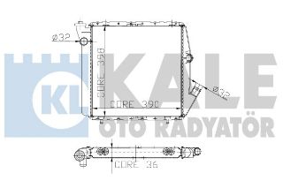 SU RADYATÖRÜ RENAULT 9 / 11 1.6 TD / GTD / TDE 2 SIRA PA BAKIR resmi
