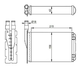 RADYATÖR KALORİFER R9 85-00 / R11 85-00 / FLASH 85-00 BAKIR BORULU resmi