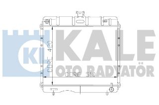 SU RADYATÖRÜ MERCEDES 200-230 2 SIRA PA SISTEM resmi