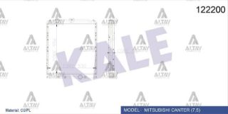 RADYATÖR SU CANTER 659 7.5 TON 32MM (MT) resmi