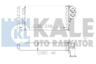 RADYATÖR KALÖRİFER 206 98-06  MEKANİK resmi