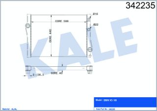 SU RADYATÖRÜ M57N2-N57-N54-N55 X5 E70-X5 E70 LCİ-X6 E71 07-16 resmi