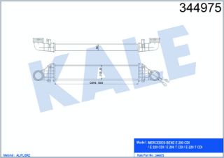 TURBOSARJ RADYATÖRÜ E-CLASS W211 02>08 S211 03>09 resmi