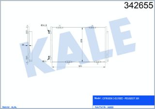 RADYATÖR KLİMA 301 12-18  C-ELYSEE 12-18  1.6HDI M-T resmi