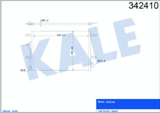 RADYATÖR KLİMA A4 01-05= (MEKANİK) resmi