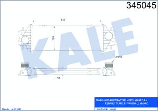 TURBO RADYATÖRÜ TRAFİC VİVARO 1.9 DCI DTI 01> resmi