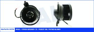 KALORİFER MOTORU PEUGEOT PARTNER P306 CITROEN BERLINGO ZX 1.4 1.6 1.8 1.9D 93=> (12V) resmi