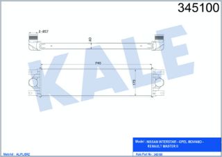 TURBO RADYATÖRÜ MASTER II MOVANO 2,5DCI G9U resmi