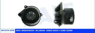 KALORİFER MOTORU NİSSAN INTERSTAR MOVANO MASTER II resmi