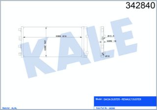 KÖNDENSER DACİA DUSTER 1.5DCI 4X4 resmi