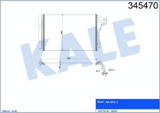 RADYATÖR KLİMA SOUL 14= 1.6 GDI resmi