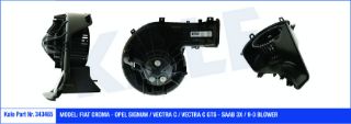 KALORİFER MOTORU OTOMATIK KLIMALI (OPEL: SIGNUM / VECTRA C / VECTRA C GTS - SAAB 3X / 9-3) resmi