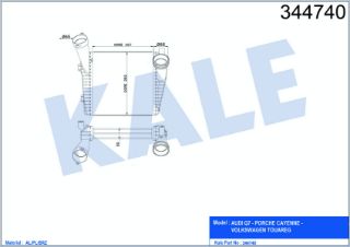 TURBO RADYATÖRÜ TOUAREG 2.5 R5 TDI 3.0 V6 TDI Q7 3.0TDI (AL/PL/BRZ) 07> resmi