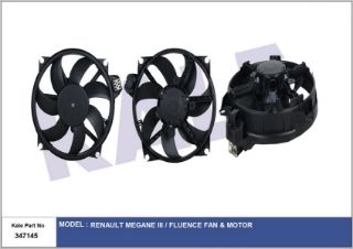 FAN RADYATÖR MEGANE III 08-15  FLUENCE 09=  SCENİC III 09=  1.2 TCE-1.4 TCE-1.5 DCI-1.6 16V-2.0 DCI-2.0 TCE DAVLUMBAZLI resmi