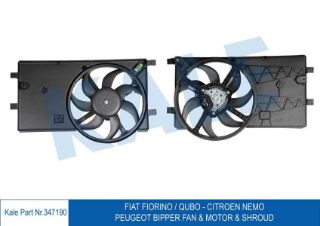 FAN RADYATÖR FİORİNO 07=  NEMO 07=  BİPPER 08=  1.3 JTD-1.4 HDI KLİMALI DAVLUMBAZLI resmi