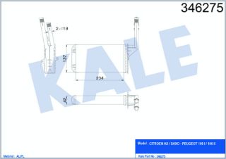 KALORİFER RADYATÖRÜ B.M 106/SAXO 1991- resmi