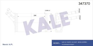 RADYATÖR KALORİFER PASSAT  A4  SUPERB 97-04 MEKANİK resmi