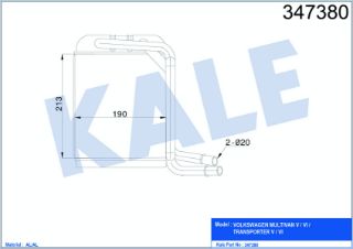 RADYATÖR KALORİFER TRANSPORTER T5 Q7  TOUAREG 04= MEKANİK resmi