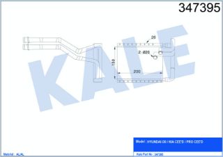 RADYATÖR KALORİFER İ30 07-11  CEED 08-11 resmi