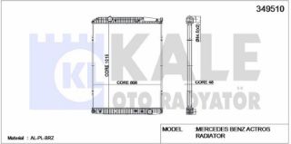 SU RADYATORU ACTROS 96<02 ; ACTROS MP2/MP3 03=> (AT) (CERCEVESIZ) resmi