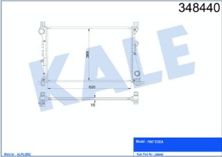 SU RADYATÖRÜ EGEA 1.3 JTD 1.4I 15- resmi