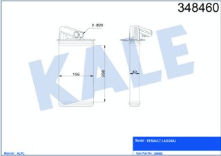 RADYATÖR KALORİFER LAGUNA I  93-01 MEKANİK resmi