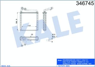 RADYATÖR KALORİFER PASSAT  TİGUAN  SUPERB  GOLF6  OCTAVIA 04-10 BRAZING resmi