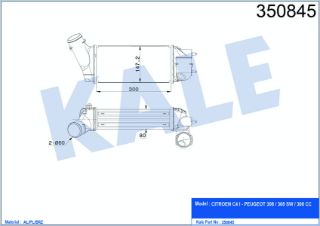 TURBO RADYATÖRÜ PSA 308 C4 PICASSO resmi