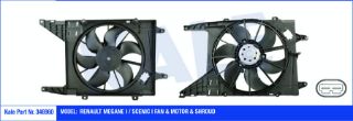 FAN RADYATÖR MEGANE I / SCENIC I 99-03 1.4-1.6-1.9 TDİ resmi