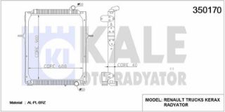 SU RADYATÖRÜ RENAULT TRUCKS KERAX (CERCEVELI) / (MT)1997 2000 VE SONRASI resmi