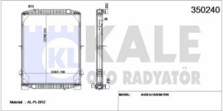 SU RADYATORU EUROSTAR (E38, E42, E47, E52) ; EUROTECH (E39, E40, E42, E43) 92=> (MT) (CERCEVELI) resmi