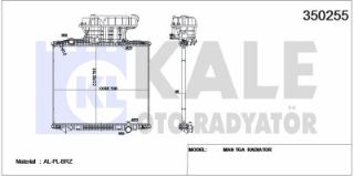 SU RADYATORU TGA 00=> ; TGS ; TGX 07=> (MT) (CERCEVESIZ) <ALCAK KABIN> resmi